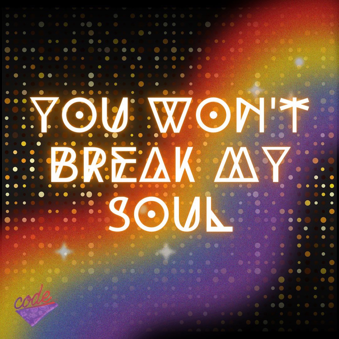 CODE_mktg's tweet image. #BreakMySoul is gay rights.