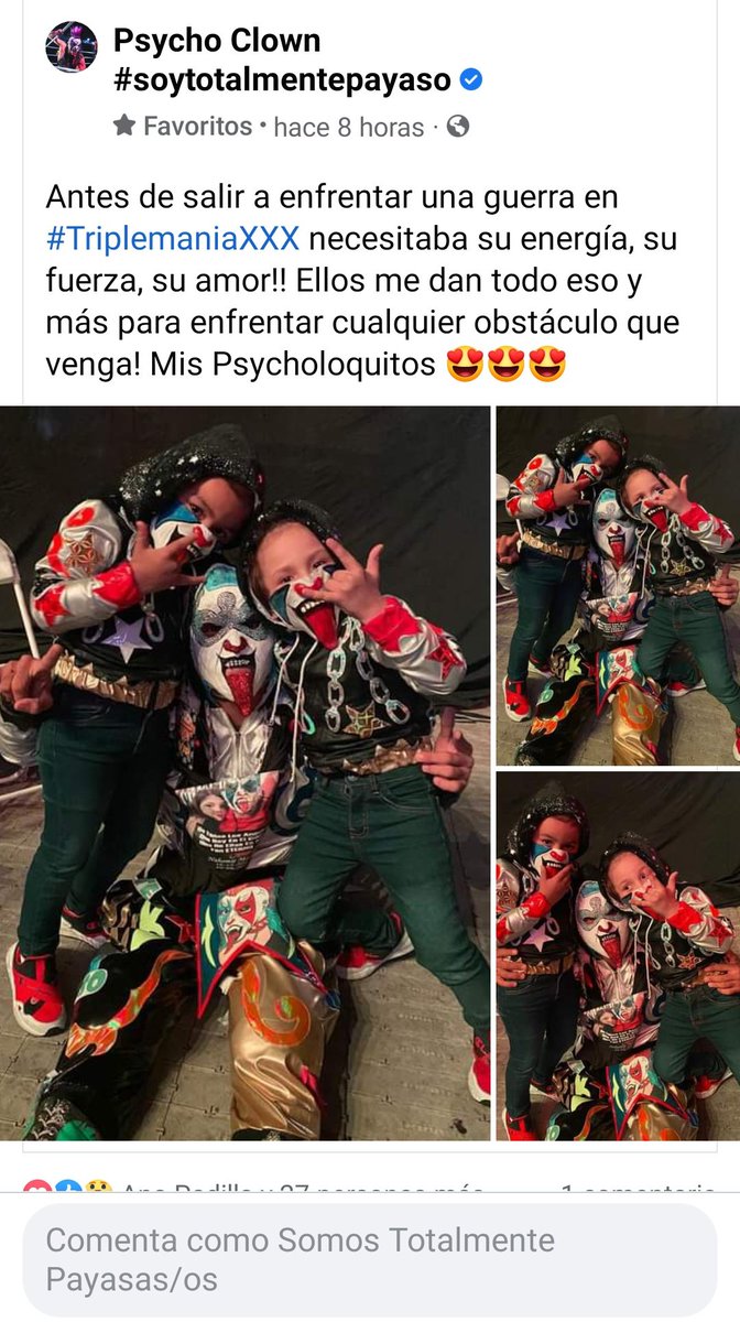SomosTPayasas's tweet photo. ¿Ya siguen a nuestro ídolo en Facebook? 
@Psychooriginal 🤡🤴🏻🗡️

✅ "Psycho Clown #soytotalmentepayaso" 

#SomosTotalmentePayasos 
#VenimosParaQuedarnos https://t.co/6nnFamfh72