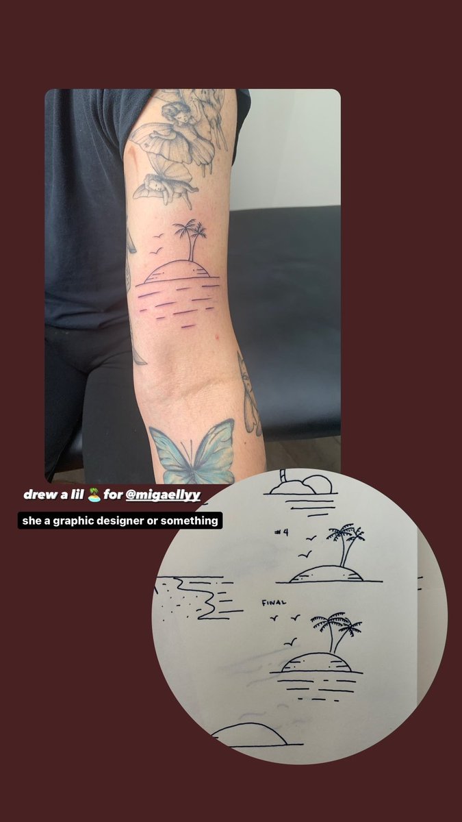 aajventuress's tweet photo. new tattoo + drew one for the bro 🧙🪄 https://t.co/BfLyxv8HPQ