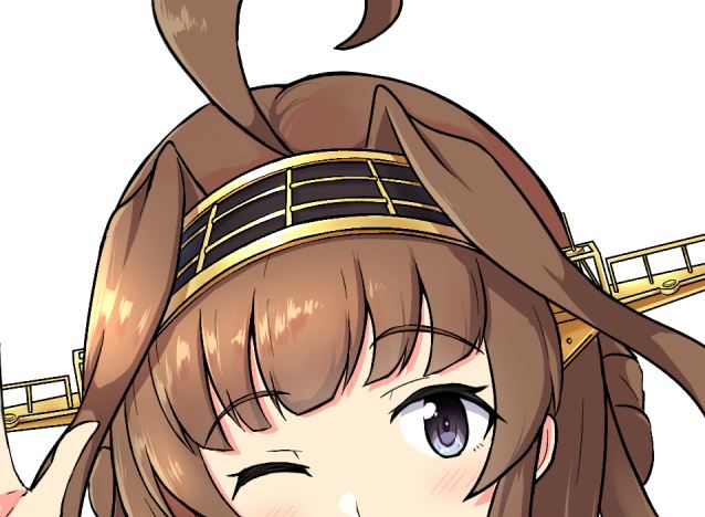 金剛の頭のやつ描くの大変だけど、あれば当然金剛らしさが出て満足感が高いのも事実なんだ…でも描くのは大変なんだ… 