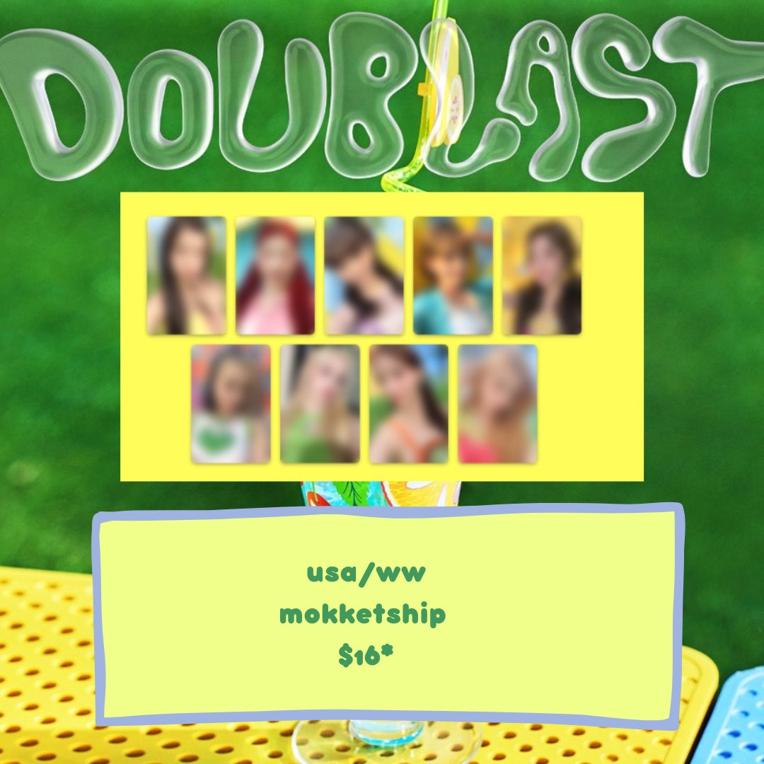 heartstrade's tweet photo. [usa / ww] kep1er mokketshop doublast go
☀️$16 for pob + inclusion (price may change slightly)
☀️ comment to claim
EVERYTHING MUST BE CLAIMED!! I’ll open more spots once all is claimed

#kep1er https://t.co/2cXjeeslHX