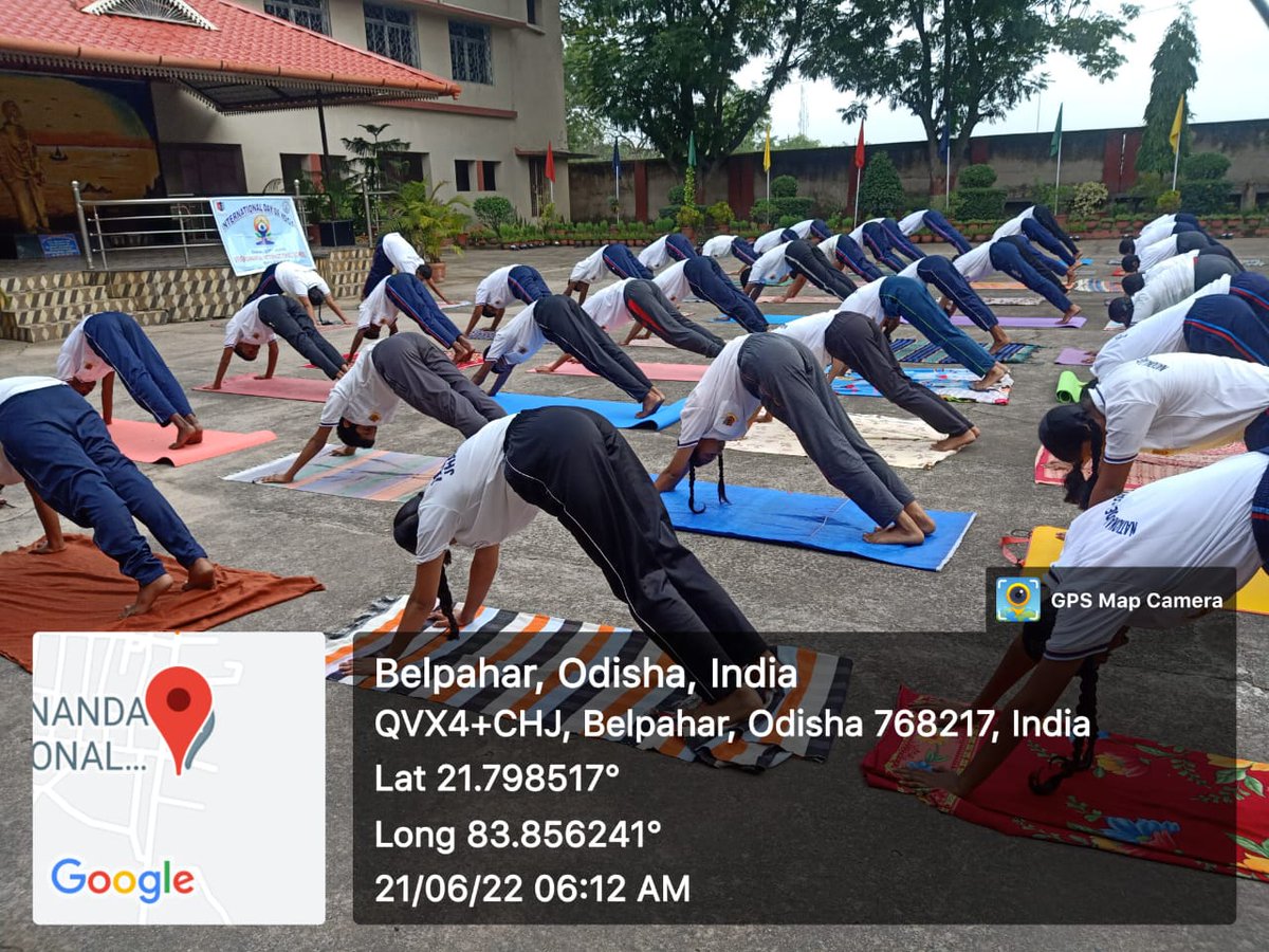 5_Odisha_Bn_NCC's tweet photo. INTERNATIONAL YOGA DAY
BELPAHAR NODE 5(O)NCC BN SAMBALPUR,
CELEBRATION OF IYD ON 21JUN 2022.
@HQ_DG_NCC 
@DG_NCC 
@5_odisha 
#National__Cadet_Corps
@moayush
#NCCforYoga https://t.co/ww9AzEcVZX