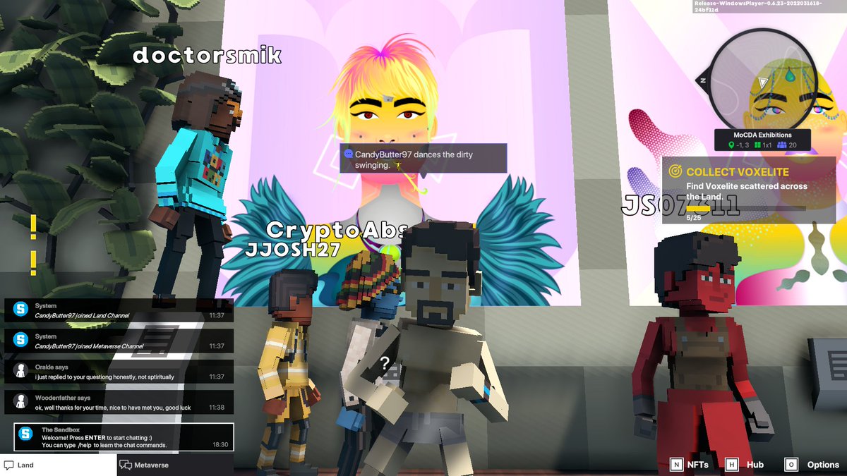 CandyButter97's tweet photo. @TheSandboxGame @worldofwomennft Woohoo I just participated in the #TheSandbox weekly contest for a chance to win 200 mSAND! I found the art piece, check out my screenshot below!
👇 https://t.co/tAVvAtVa4P