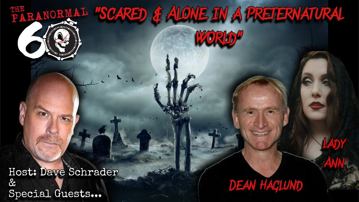 Winnie_Schrader's tweet photo. #ICYMI ALL NEW #Paranormal 60 with @TheDaveSchrader with special guest #xfiles star Dean Haglund & Lady Ann #ScaredandAlone!
Watch here-https://t.co/j6wI2Yo273 https://t.co/h8jN14ZUIT