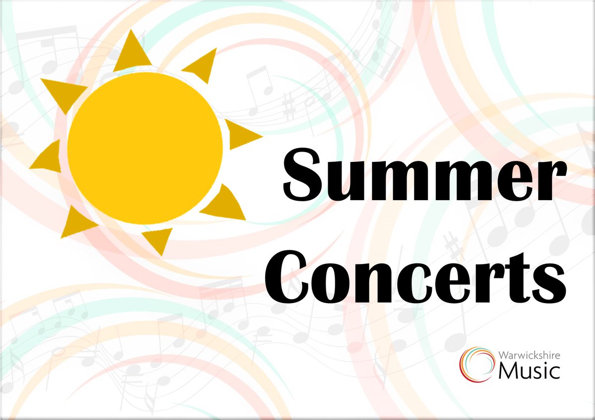 🎶☀️ Summer Concerts 🎶☀️ Our Summer concerts series has already started! You can find the full list of concerts taking place over the next few weeks on our website! warwickshiremusichub.org/events