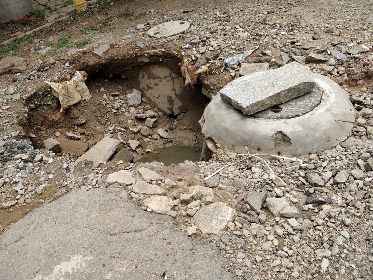 tiwarimuk's tweet photo. @chairmanbwssb @BBMPCares Yes, the sanitary line do exists. But is not in proper condition and why do the lake overflow water should flow in sanitary pipeline. https://t.co/0RFYbkrehL