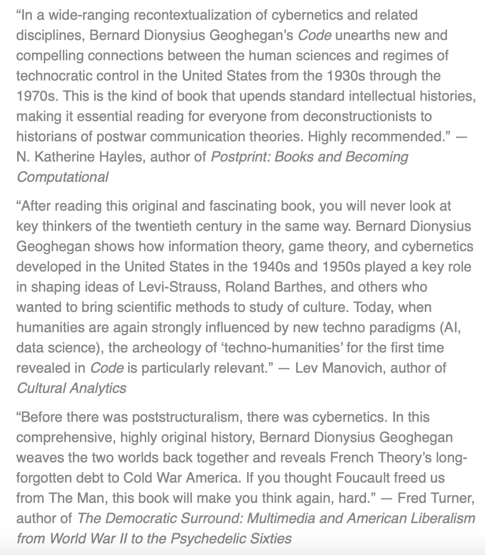 Bernard Dionysius Geoghegan tweet media