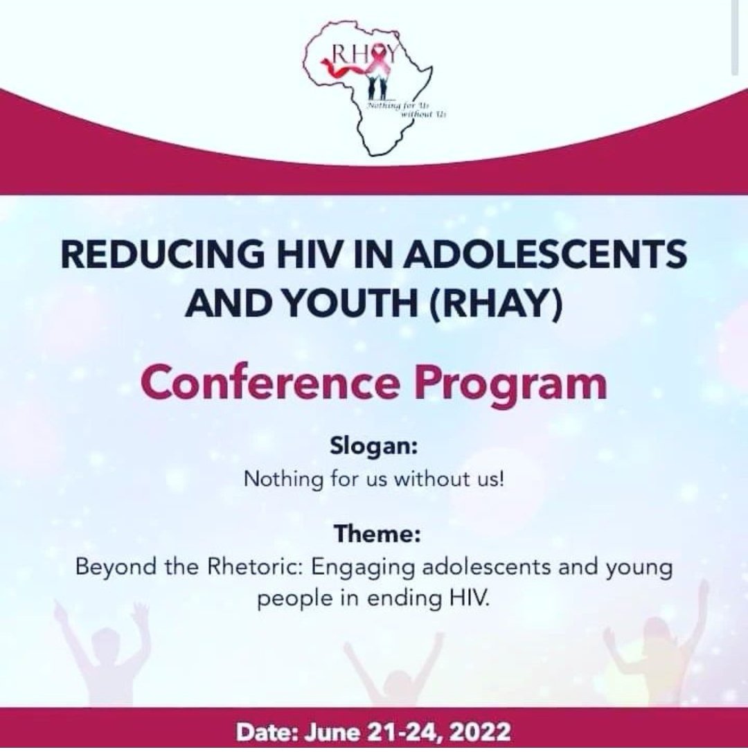 flo_reggy's tweet photo. Day 1 of 4
Reducing HIV in Adolescents And youth(RHAY) is an international HIV conference for young people from East and Southern Africa.
Nothing for us without us!
#RHAYconference2022
@ucahaec https://t.co/zbroJH8nsY