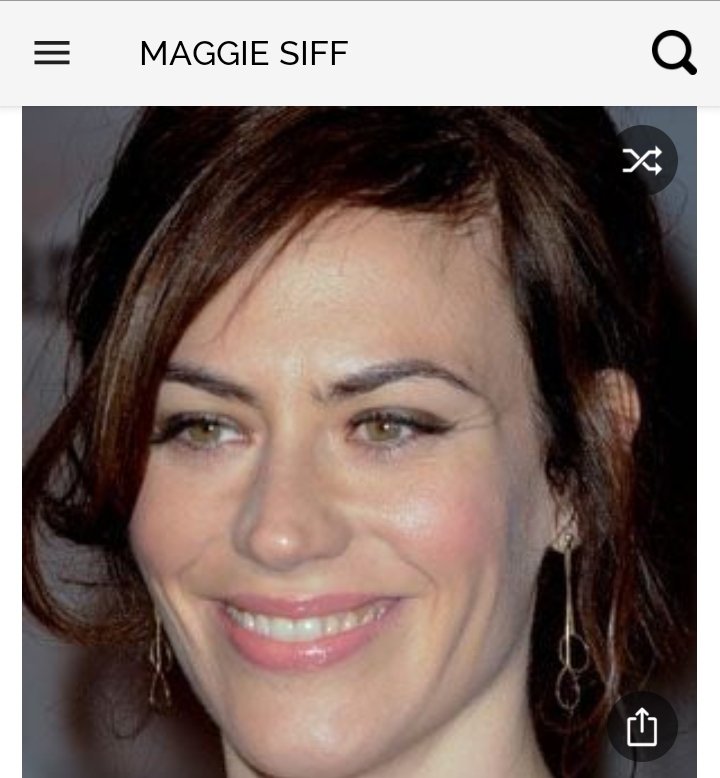 Happy birthday to this great actress. Happy birthday to Maggie Siff 