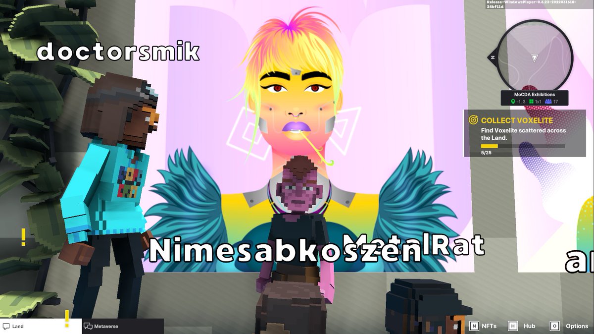 8pichbe8's tweet photo. @TheSandboxGame @worldofwomennft I just participated in the #TheSandbox weekly contest for a chance to win 200 mSAND! I found the art piece, check out my screenshot below!
👇 https://t.co/nVYRKhMXBx