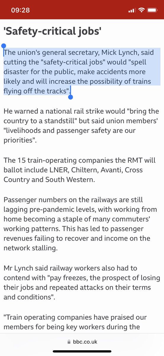 This is the worry. Rail incidents are PRECEDENTED (I will not stand for use of the prefix ‘un’!) and there are clear parallels between reduced maintenance or a lack of an ‘aviation style’ safety culture, and loss of life. Planners, grab your HL11 assessments…