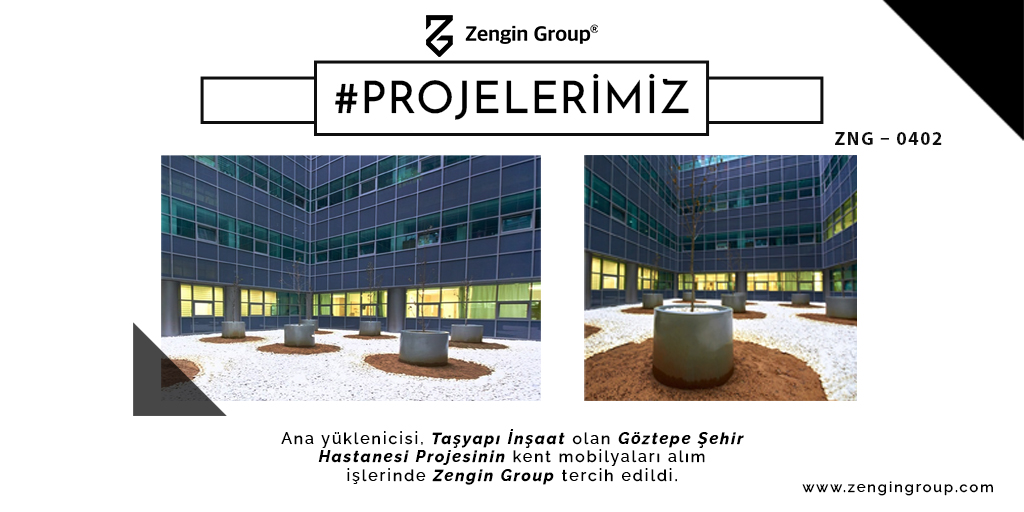 Ana yüklenicisi, “TAŞYAPI İNŞAAT” olan “Göztepe Şehir Hastanesi Projesi”nin Kent Mobilyaları Alım İşleri’nde firmamız tercih edildi.

Ürün kataloğumuzu incelemek için,
zengingroup.com
#zengingroup #kentmobilyaları #peyzajmimarlığı #ahşapsaksı #fibersaksı #taşyapıinşaat