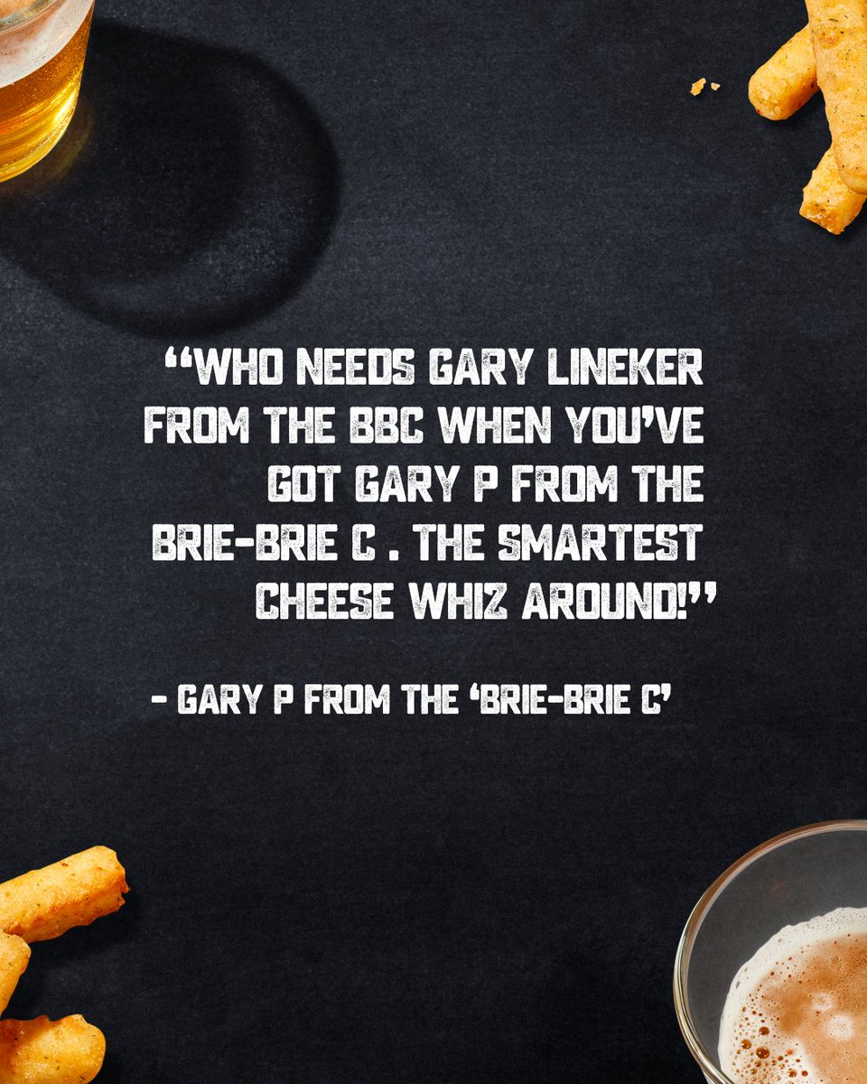 BrewCity_UK's tweet photo. We overheard that Crispman is your official birth name, isn’t it @GaryLineker?

Fear not, fellow Garys, our new CSO is due to be announced very soon. Who will it be? 👀

#BeerMunch #BrewCity #WeWantGary https://t.co/LZgeYR6eKS