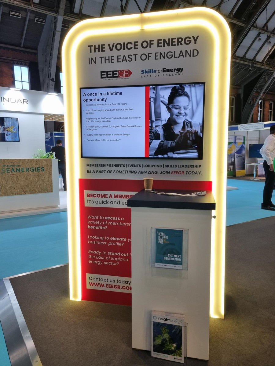 EEEGR's tweet photo. And… Go! Global Offshore Wind 2022 is officially underway - and we look forward to seeing you all over the next two days.
You can find us at Stand 223 alongside @GenerateEast - be sure to stop by for a chat.📍
#GOW #GOW22 #GENERATE #EnergyExpo #EnergyEvent #UKEnergy #RUKGOW22 https://t.co/szv6UH2U7t