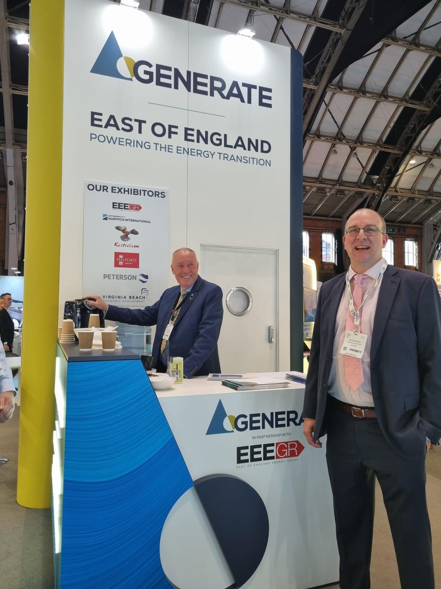 EEEGR's tweet photo. And… Go! Global Offshore Wind 2022 is officially underway - and we look forward to seeing you all over the next two days.
You can find us at Stand 223 alongside @GenerateEast - be sure to stop by for a chat.📍
#GOW #GOW22 #GENERATE #EnergyExpo #EnergyEvent #UKEnergy #RUKGOW22 https://t.co/szv6UH2U7t