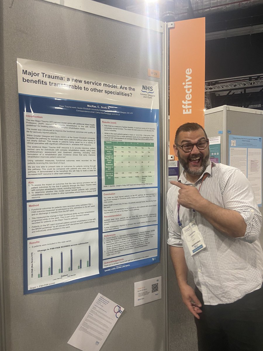 @mtcwos #NHSScotEvents proud to represent Major Trauma AHPs
