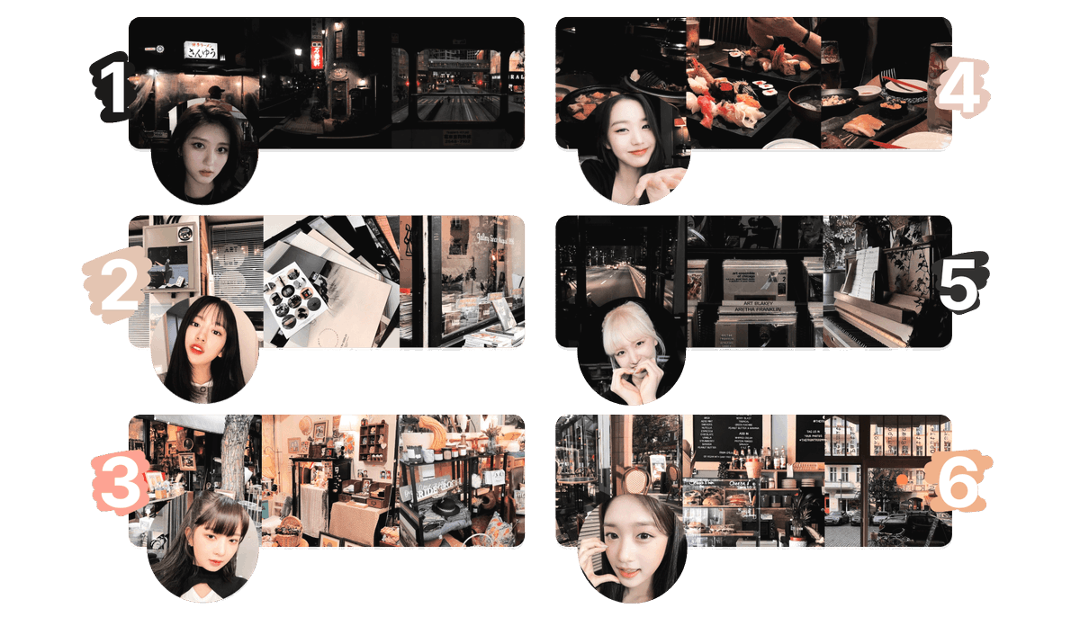 #zonauang hyyy! aku ad layout ive full member edisi dark &amp; semi dark. 4OOO only bisa qris ava jpng, dm ajh

(rei wony SOLD)
avail : yujin gaeul liz leeseo