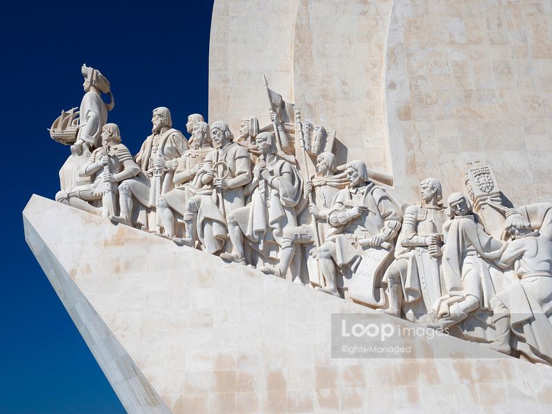 The Monument of the Discoveries in Lisbon in Portugal.#apexphotos #lisbon #portugal #lisboa #monolith #monument #sculpture #ship #people #exploration #cartography #art #stone #missionary #blue #discovery #adventure #famous #landmark