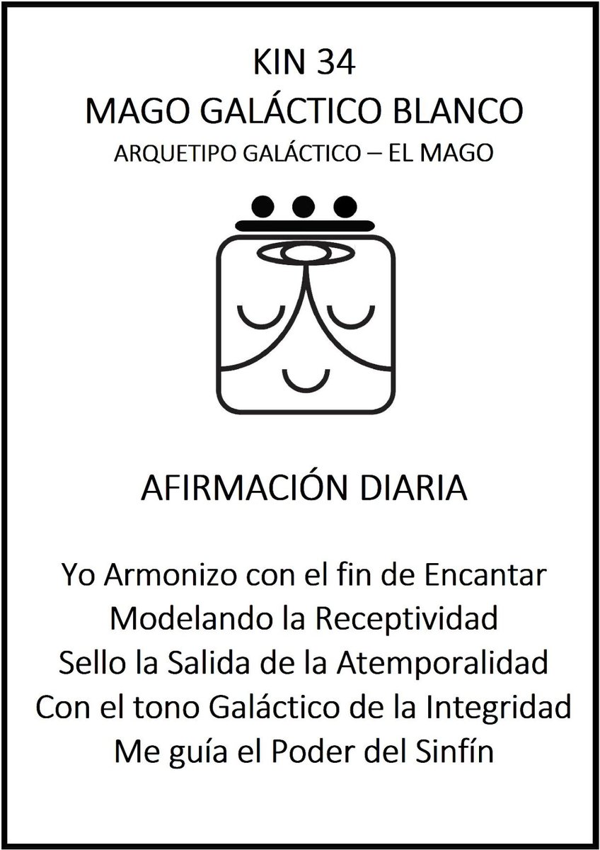 DestaKines's tweet photo. #Kin34 #MagoGalacticoBlanco
#OndaEncantadaDeLaMano (8/13).
Mago 8, pide integridad con el ahora y aquí. Raza Blanca, refinadora.
DestaKines🎉34:
#StevenSpielberg
#GeorgeSand
#GuillermoDelToro
#LucaProdan
#GabrielaMistral
#FernandoCabrera
#AmaliaGranata
#MartínJaite
#CynthiaHotton https://t.co/GNGa5ION2H