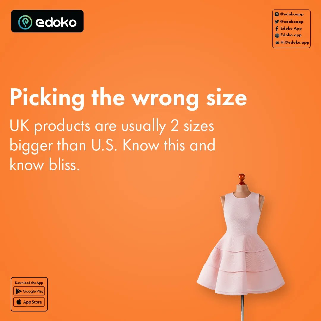 edokoapp's tweet photo. Some online shopping mistakes will make you scream OUCH!

Swipe the slides to see a few and how to avoid them.

Which ones have you made? Share in the comments section.

#EdokoApp #ShoppingMistakes #OnlineShopping https://t.co/g2lcTNVh5N