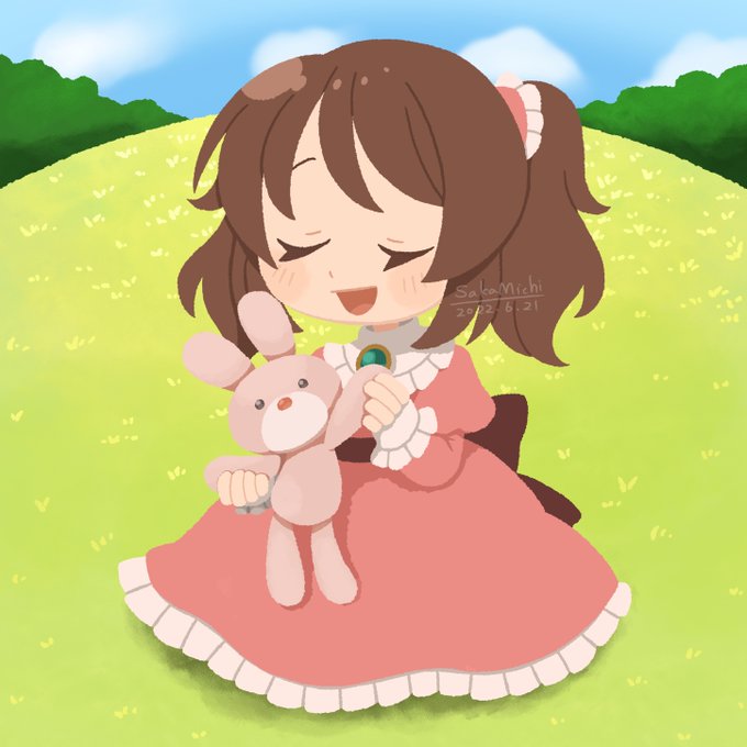 女の子とうさぎのtwitterイラスト検索結果
