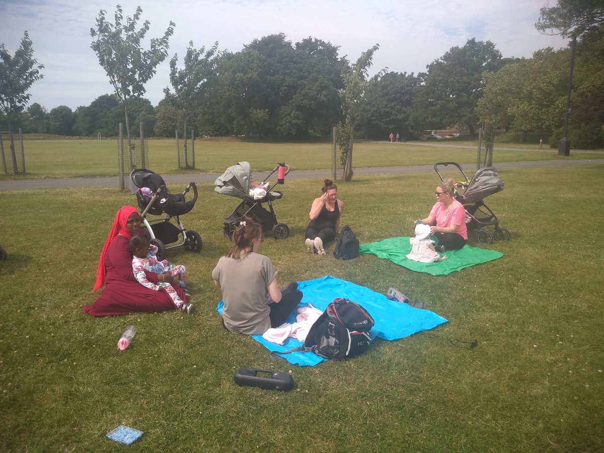 Stanley Park Buggy Fit Healthy Eating chat after the session, for further information contact 07860410995