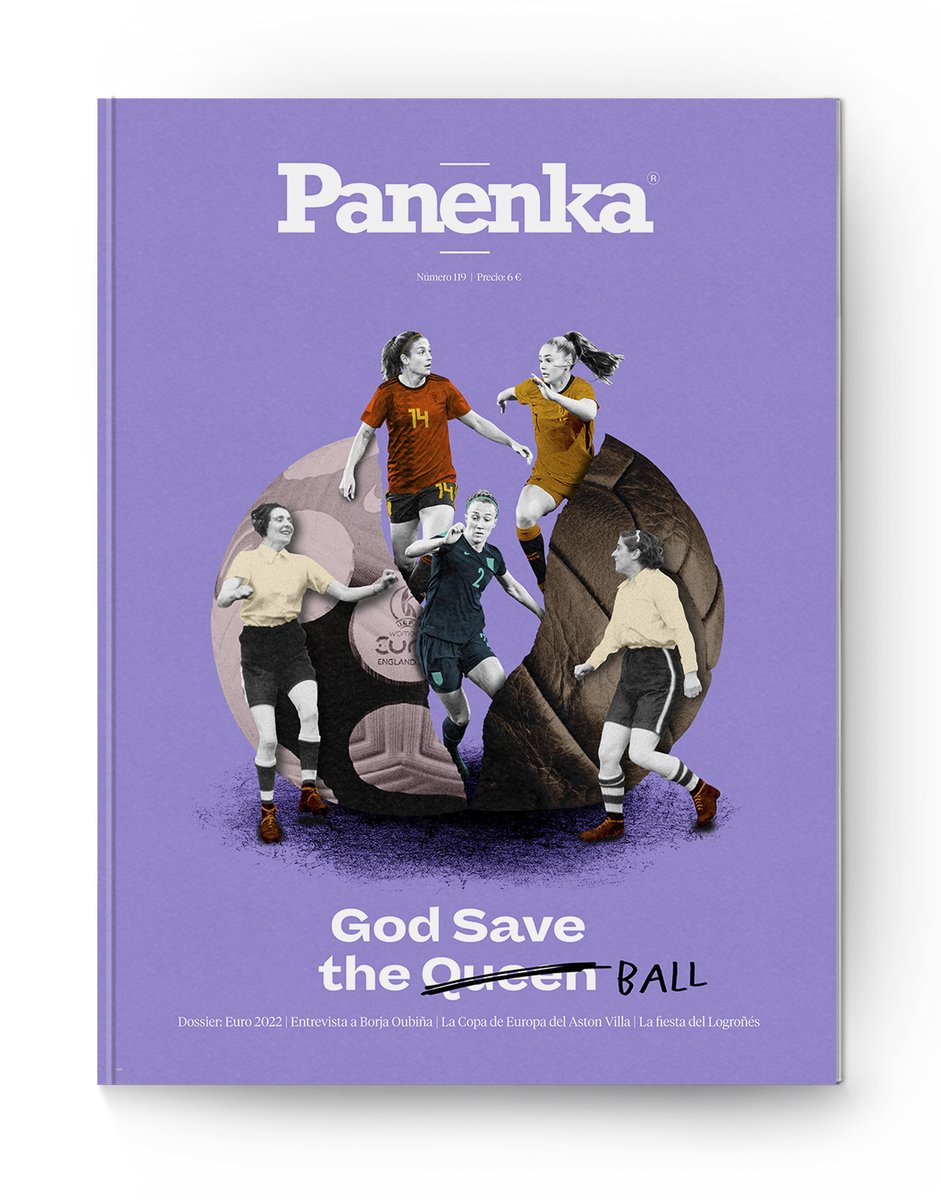 RevistaPanenka's tweet photo. El gran torneo de este verano es la Euro 2022. 
16 selecciones, 16 esperanzas, una campeona. 
Wembley espera.

En el #Panenka119, fiesta en Inglaterra.

Avance de contenidos: https://t.co/EKMCGBorns
Hazte con la revista: https://t.co/NyfkXlRDdy https://t.co/EmYURZ2n68