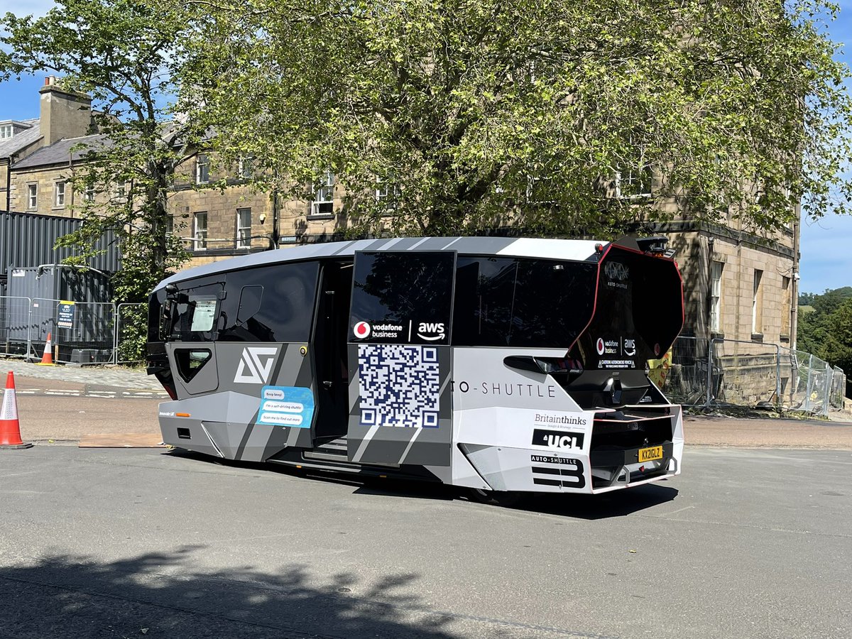 #ccam bus demonstrations continue today <a href="/alnwickcastle/">Alnwick Castle</a> with passengers wearing EEG <a href="/emotiv/">EMOTIV</a> headsets to monitor their brain reactions and feelings <a href="/UCL_Energy/">UCL Energy Institute</a> <a href="/ucl/">UCL</a> <a href="/ccavgovuk/">CCAV</a> <a href="/BritainThinks/">BritainThinks</a> <a href="/TheBartlettUCL/">UCL Bartlett Faculty of the Built Environment</a> <a href="/UCLTI/">Transport@UCL</a> <a href="/Harmony_H2020/">Harmony-H2020</a>
