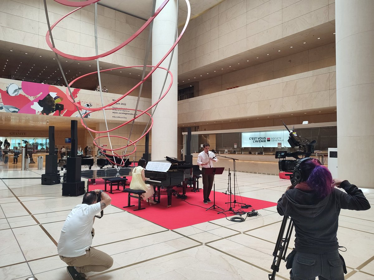 🎹🎷🎻 Fête de la musique by <a href="/SocieteGenerale/">Societe Generale Group</a> #FDLM2022 #FDLM #musique #WorldMusicDay