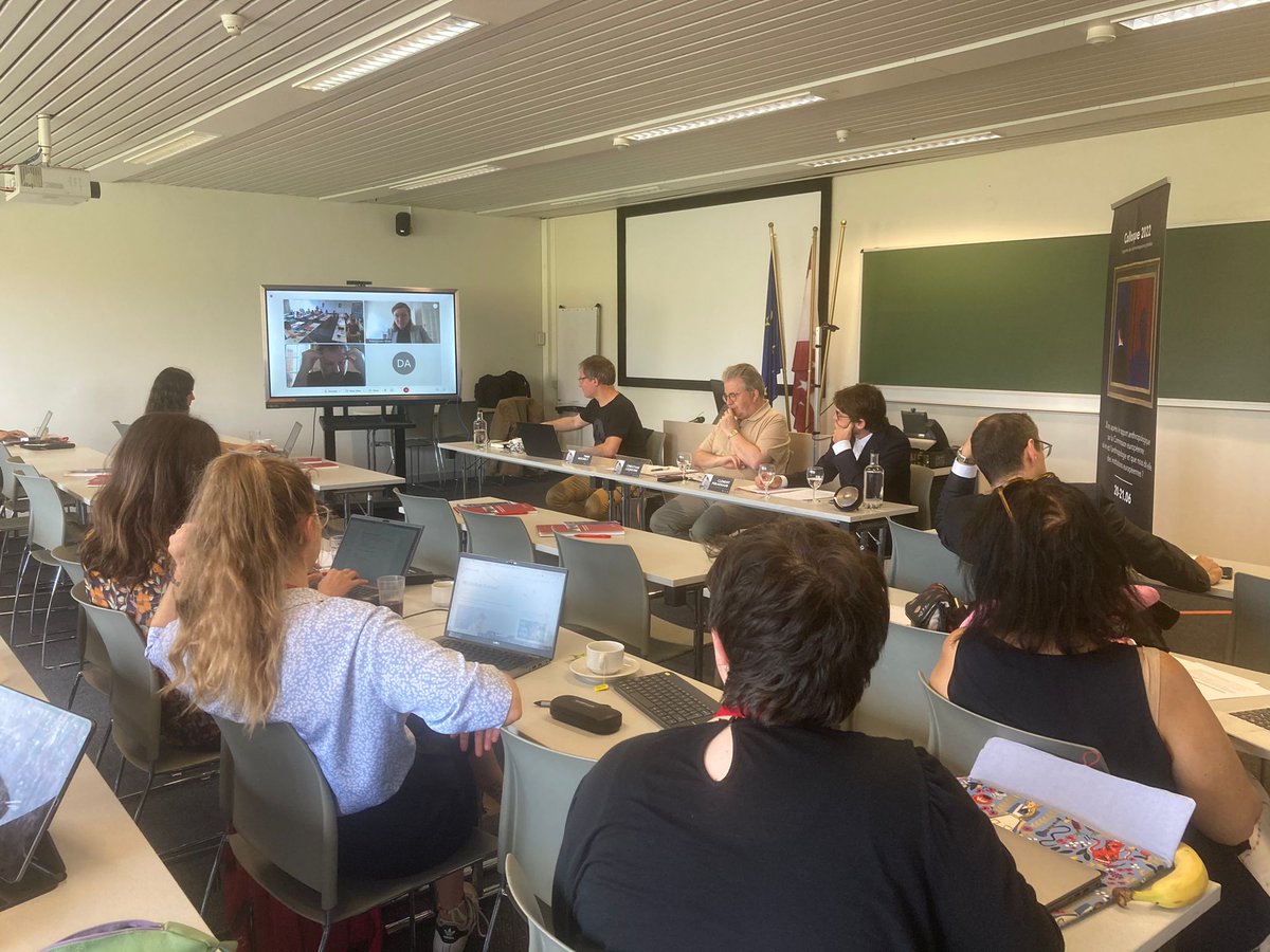 2nd day of the European General Studies #Colloquium on European #Anthropology. 

This morning <a href="/ChristianLeque3/">Christian Lequesne</a>, Clément Pérarnaud, <a href="/RebAdlerNissen/">Rebecca Adler-Nissen</a>, Sylvain Laurens and Timm Beichelt discuss about the anthropology of EU Member and their administration. 
bit.ly/3HARi5O
