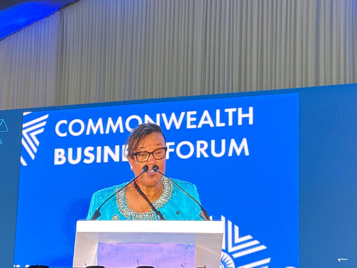 ‘Continue to be inspired by the solidarity, determination &amp; courage of commonwealth nations’ - Rt Hon Patricia Scotland QC Secretary-General of the Commonwealth 
#DoingGoodTogether
#CHOGM2022 
#CBF2022