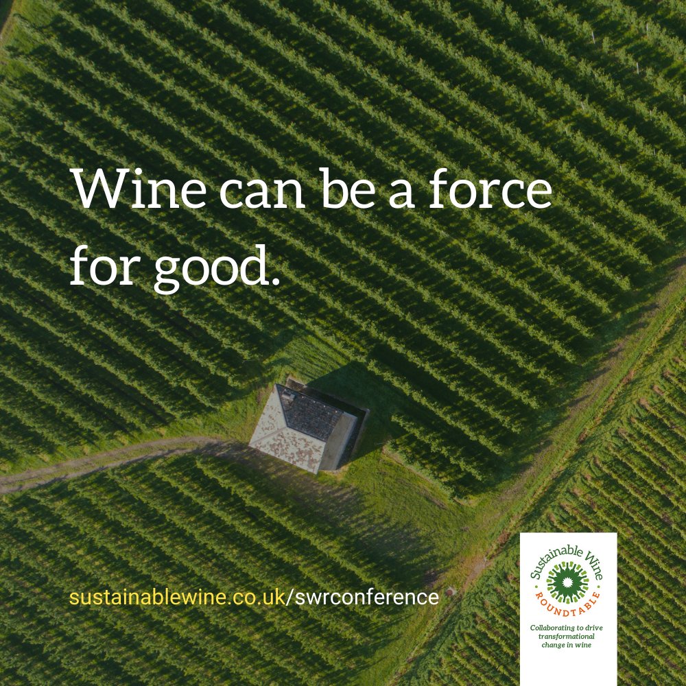 Join us June 22-23 for the Sustainable Wine Roundtable Conference. Free, online, and open to all. There's still time to register: bit.ly/swrconference