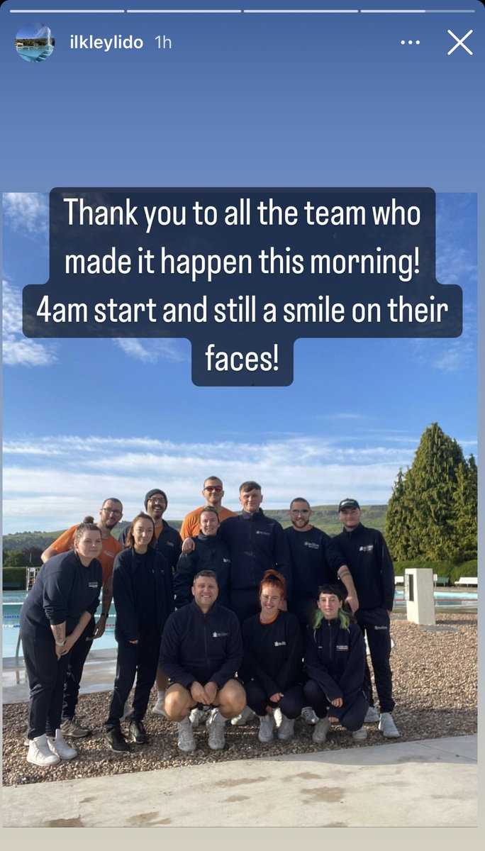 Seeing really positive vibes from the Solstice Swim. Thanks so much to the Lido staff for making this happen.