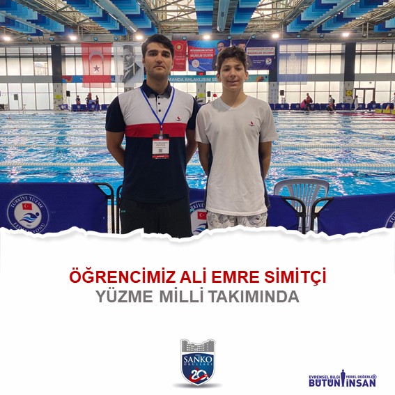 SankoOkul's tweet photo. SANKO OKULLARI ÖĞRENCİSİ ALİ EMRE SİMİTÇİ YÜZME MİLLİ TAKIMINDA - Özel Sanko Okulları https://t.co/3Lt1A3dgGA https://t.co/qT6hwii49K