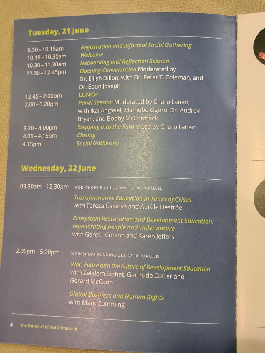 We're about to kick off the #IDEAConf2022. Looking forward to an exciting conversation on the Future of Global Citizenship - Educating for a Changing World We've a terrific lineup of speakers and an interestimg programme planned with our moderator  <a href="/LanaoMadden/">Charo Lanao</a>