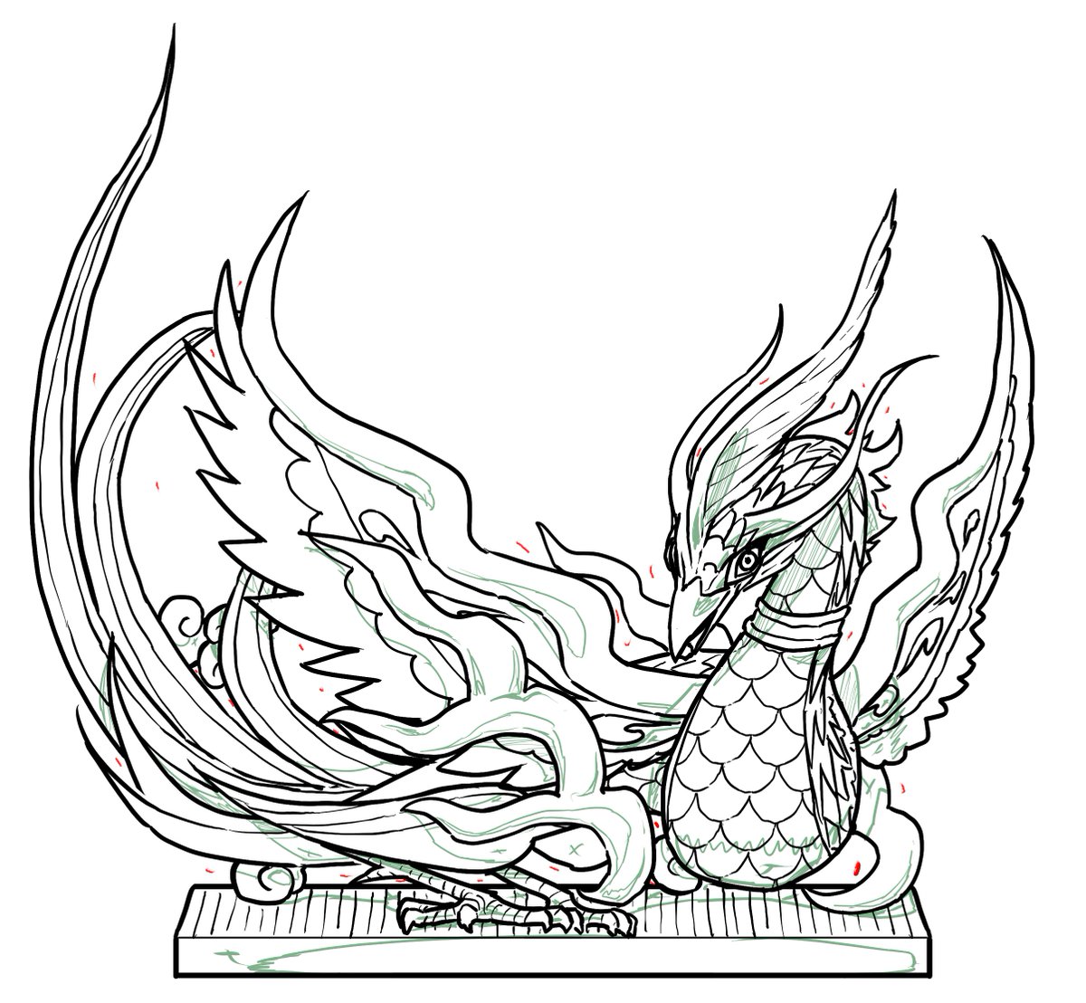 grow199's tweet photo. four-way god
South direction Zhujak🦃

#nft #Webtoon #koreanFantasy #Soon https://t.co/JufnPwQKhv