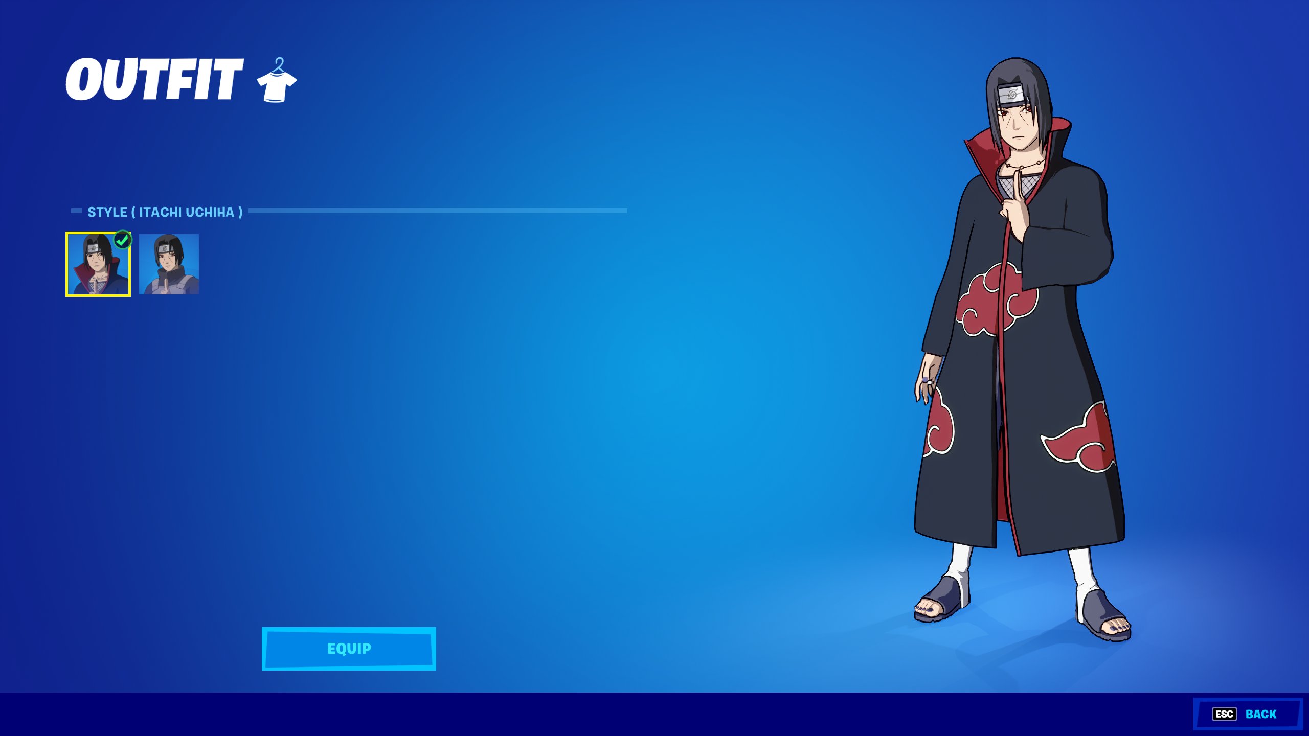 Itachi in Fortnite 