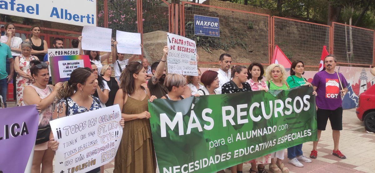 Cgt educación Málaga tweet media