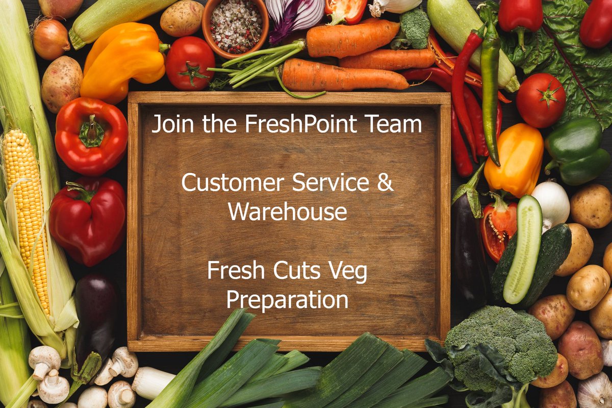 FreshPointSW's tweet image. We're recruiting for Customer Service and Warehouse Staff as well as a team member for our Prep Kitchen.  For more details see our website:
freshpointsouthwest.co.uk/join-the-fresh…

#freshpointsw #recruiting #joinourteam #jobsnewquay