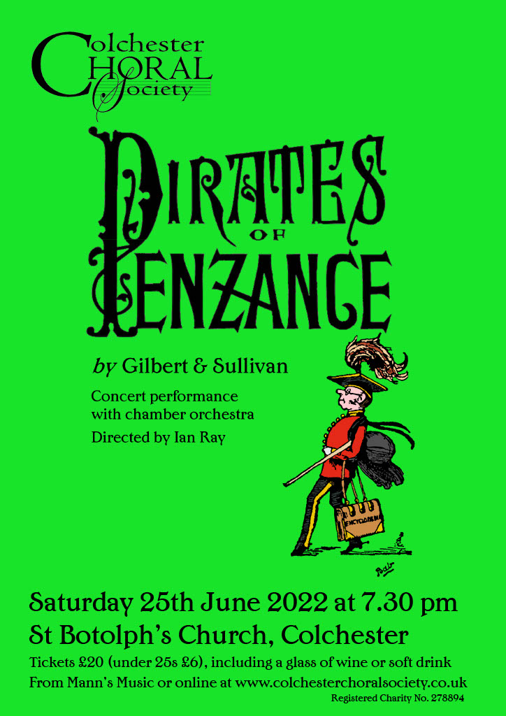 Don't forget to get your tickets to our concert.  This Saturday 25th June at 7:30pm in St Botolph's Church, Colchester. Tickets from colchesterchoralsociety.co.uk/booking_paypal…