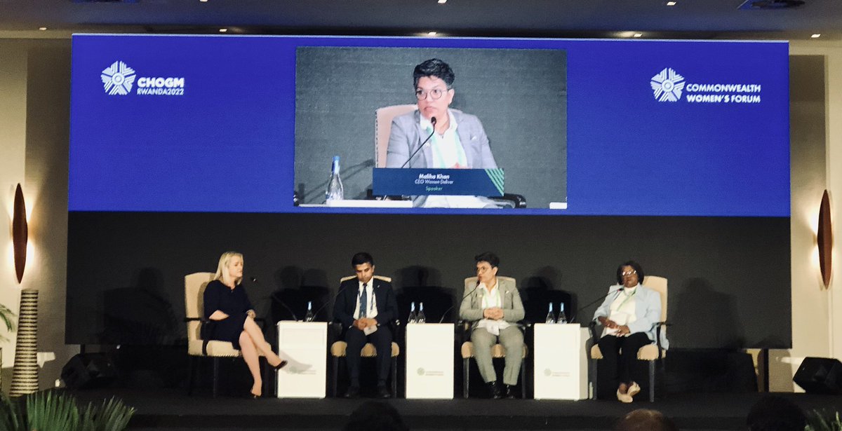 The energy of #CYF2022 has certainly continued into the Women’s Forum! 

Great to be here with <a href="/The_ACU/">The Association of Commonwealth Universities</a> - first up this morning <a href="/LaineMunir/">Laine Munir</a> from <a href="/alueducation/">African Leadership University</a> moderating a session on Gender and Climate Change

 #CWF2022 #CHOGM2022