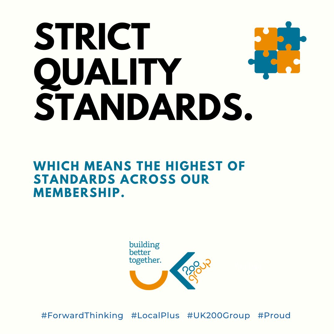 uk200group's tweet photo. Strict quality standards.
Which means the highest of standards across our membership.
#ForwardThinking #LocalPlus #UK200Group #Proud https://t.co/nAGmlWEoeu