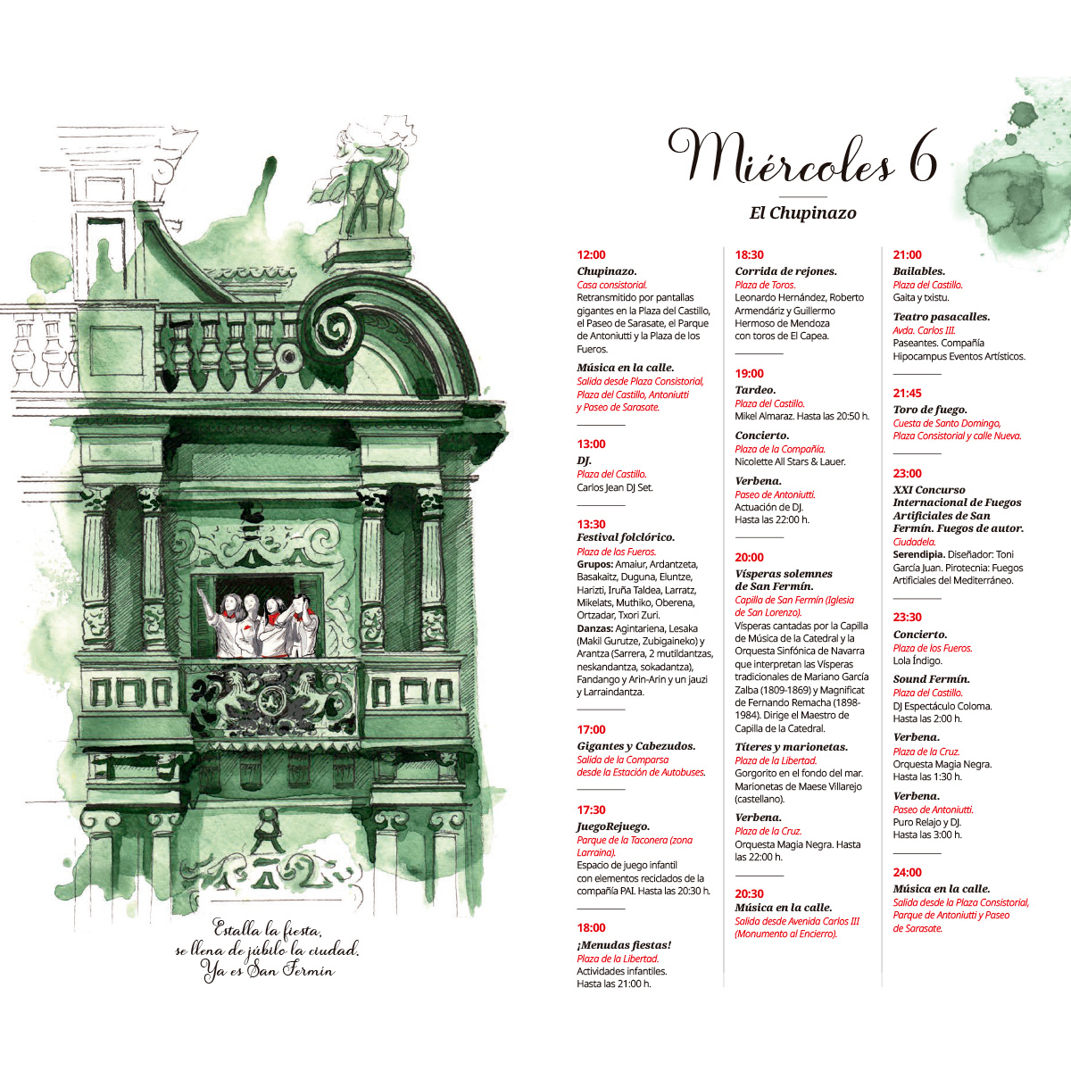 SFesPamplona's tweet photo. 🔻 Este es el programa de los #Sanfermines2022 #SanferminesPamplona https://t.co/ZbCHN3LIr1