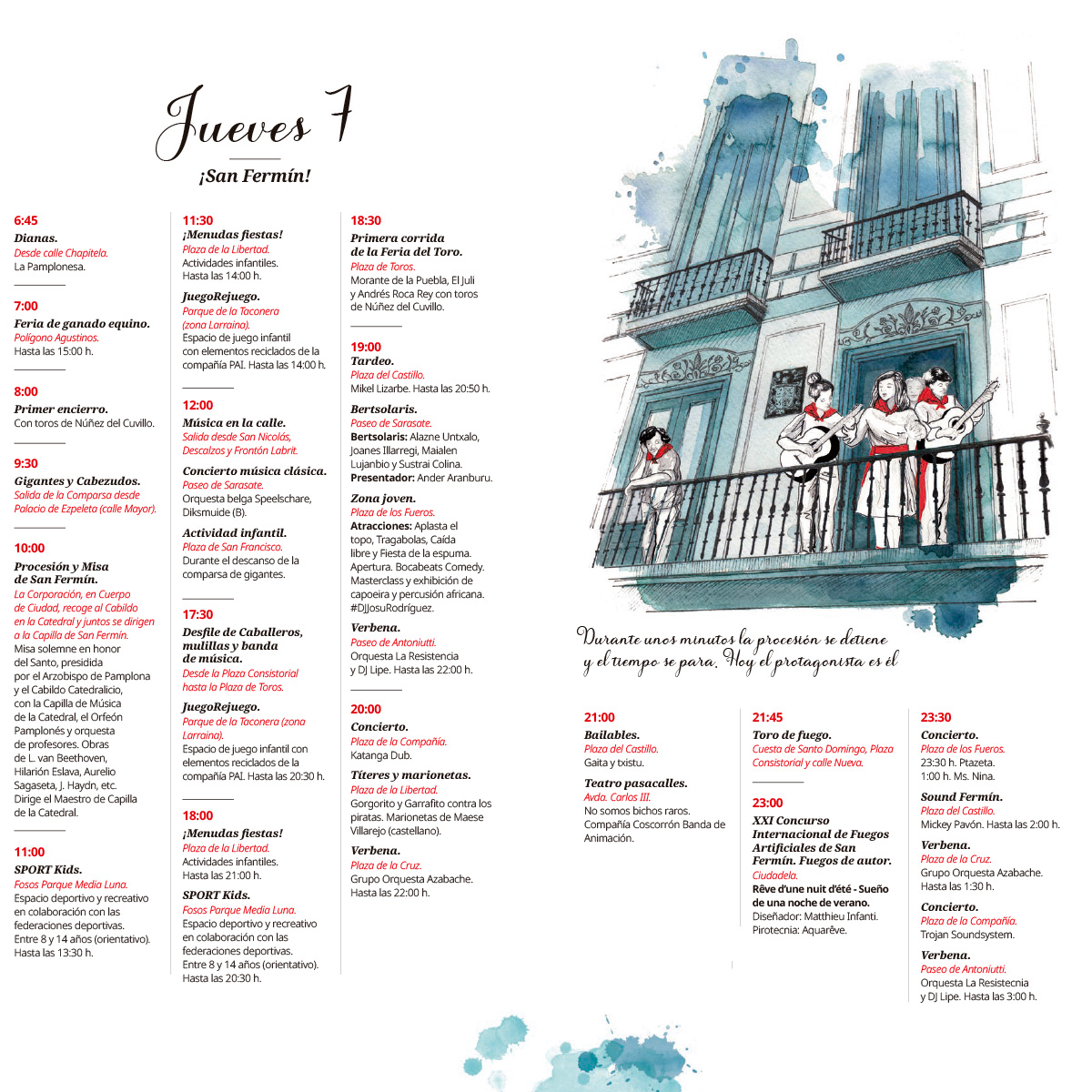 SFesPamplona's tweet photo. 🔻 Este es el programa de los #Sanfermines2022 #SanferminesPamplona https://t.co/ZbCHN3LIr1