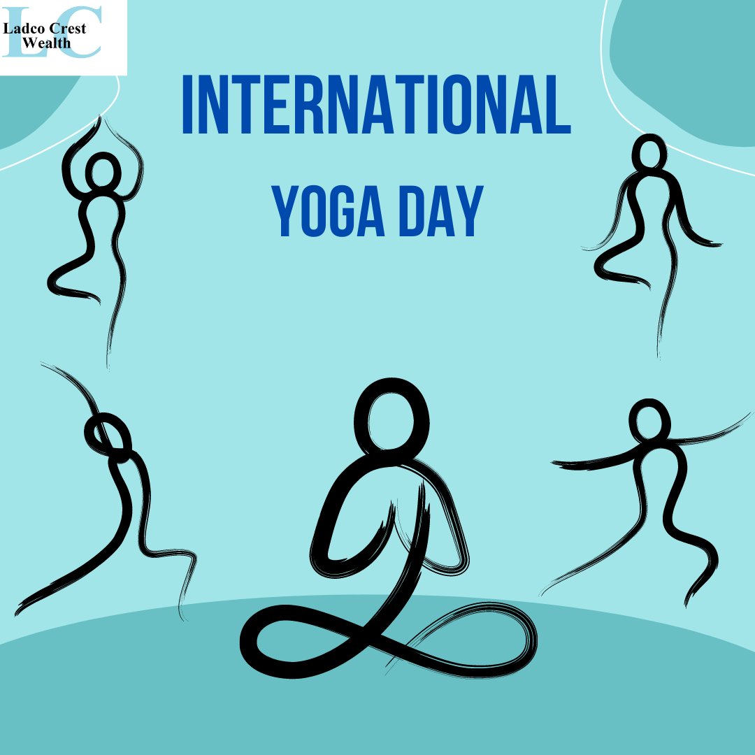 LadcoCrest's tweet photo. Omm Investasana Namah🧘‍♂️
 #financialservices #financialgoals #investors #ladcocrestwealth #Lcwm #wealth #financialliteracy #advisory #financialadvisor #finance #investments #yogaday #healthyliving https://t.co/vEByarb3bf