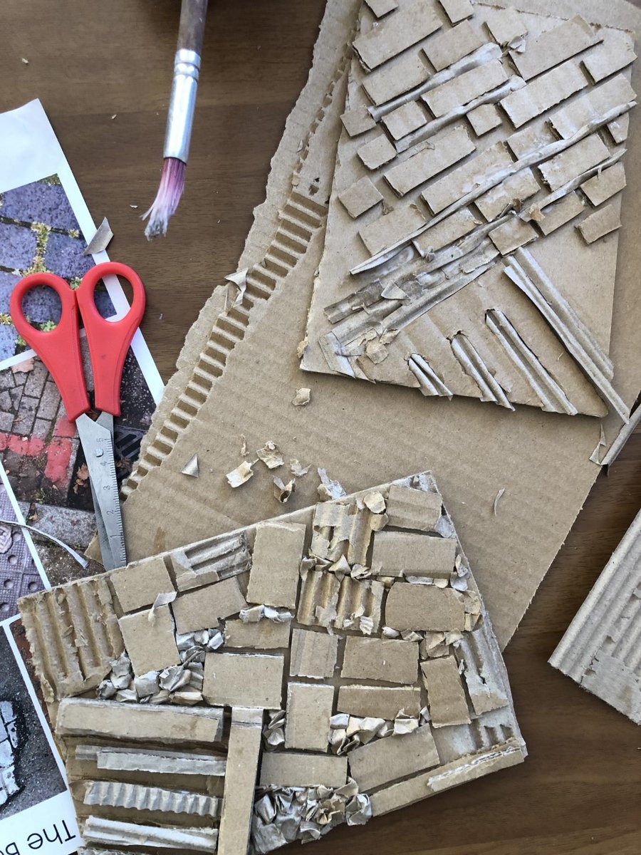 shavingtonart's tweet photo. Year 9 have been exploring the Boyle Family's sculpture through mini cardboard relief, some really textured and detailed work, Beautiful! https://t.co/33i935L37j