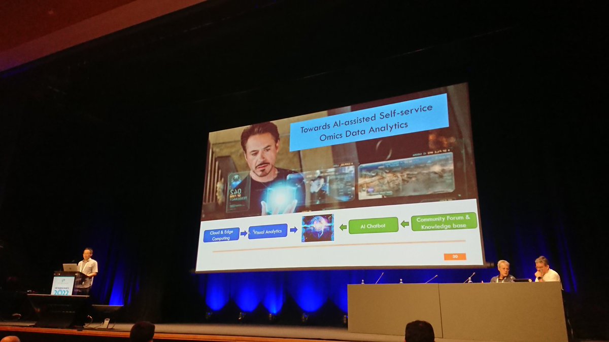 vdHooft_CompMet's tweet photo. A truly inspirational talk by Jeff Xia on the future of #multiomics #integrative #omics #mining and #analysis at #MetSoc2022 @MetabolomicsSoc #Valencia! 😎 🌞 Will we be emerged in our data in the nearby future? https://t.co/oT1iEn5qx4