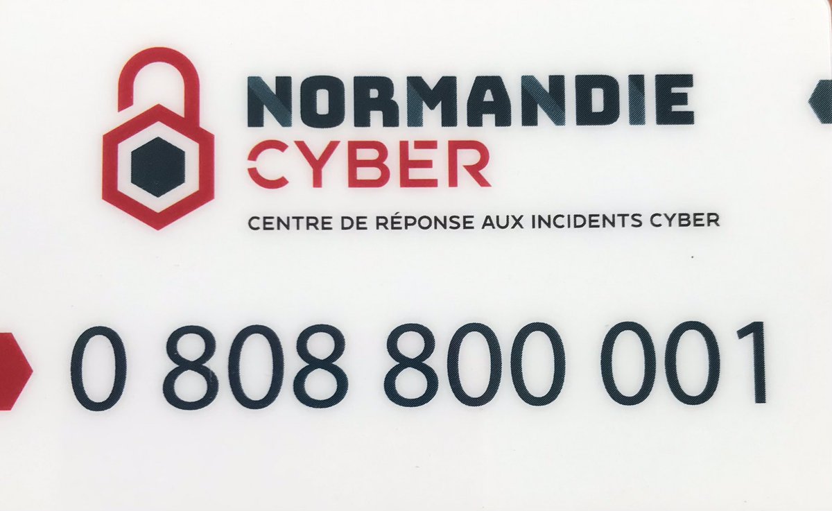Une première en <a href="/RegionNormandie/">Région Normandie</a> en pointe sur la résolution des urgences en cas de cyber attaques avec <a href="/ADNormandie/">AD Normandie</a> et #ANSSI bientôt un cyber campus normand présenté hier en plénière .<a href="/JBarenton/">Julie Guillas Barenton</a> <a href="/jonashaddad/">Jonas Haddad</a>  <a href="/NdieConquerante/">La Normandie Conquérante</a>