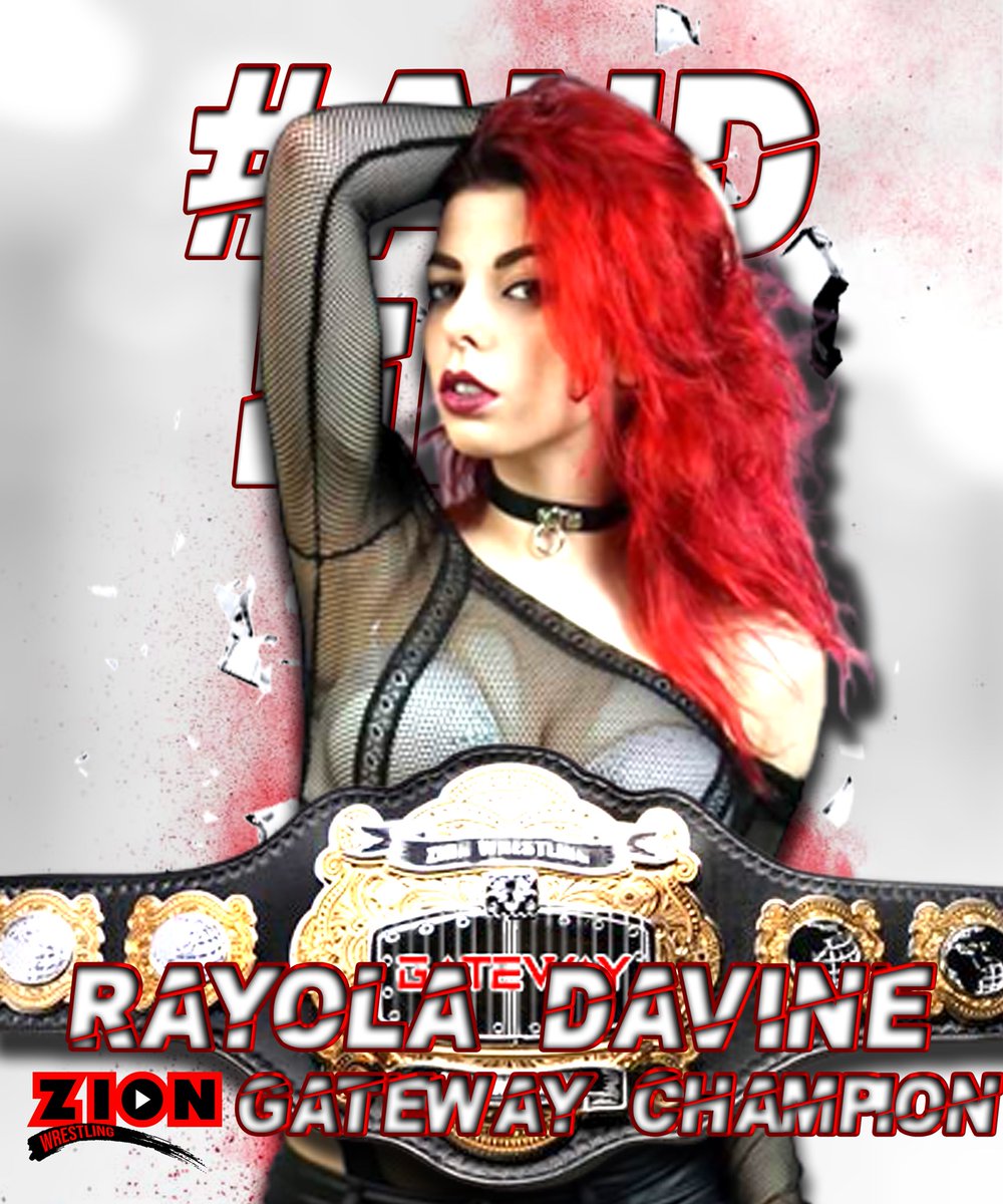 She flew alright! 

A party is in order on Earth, in Heaven, and in Hell. 
“The 😈Devil’s Angel😇” Rayola Davine is your NEW ZION GATEWAY CHAMPION!