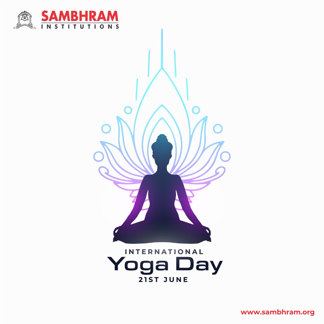 Happy soul, a fresh mind, and a healthy body. All three can be achieved with yoga. Wishing you a very Happy Yoga Day.